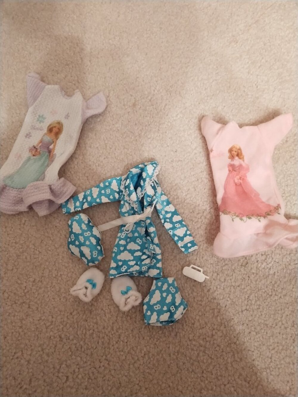 Barbie Bath Robe and PJs